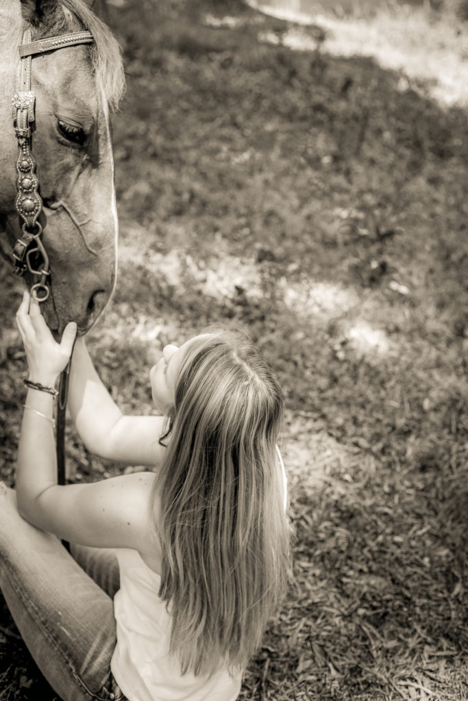 Girl with Horse Photo Equine Photography